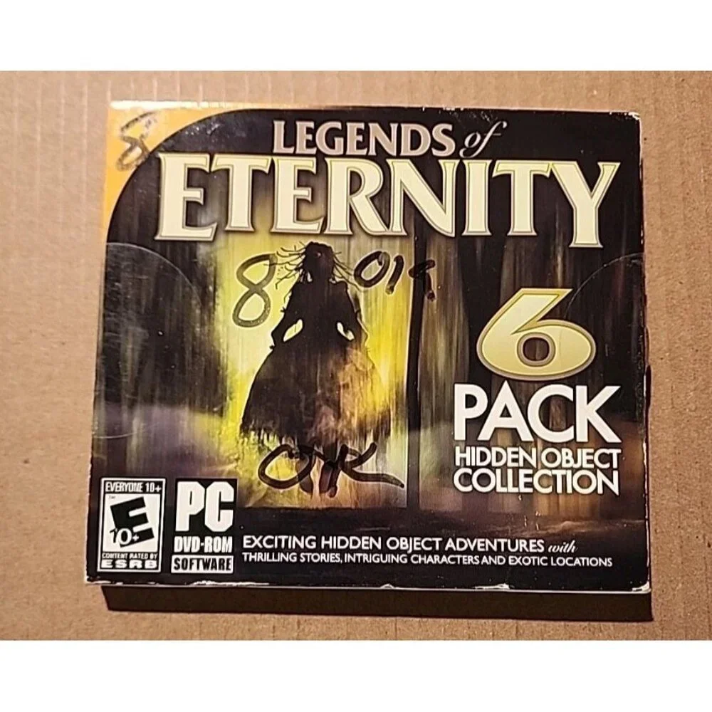 Legends of Eternity 6 Pack Hidden Object Exciting Thrilling Exotic Intriguing